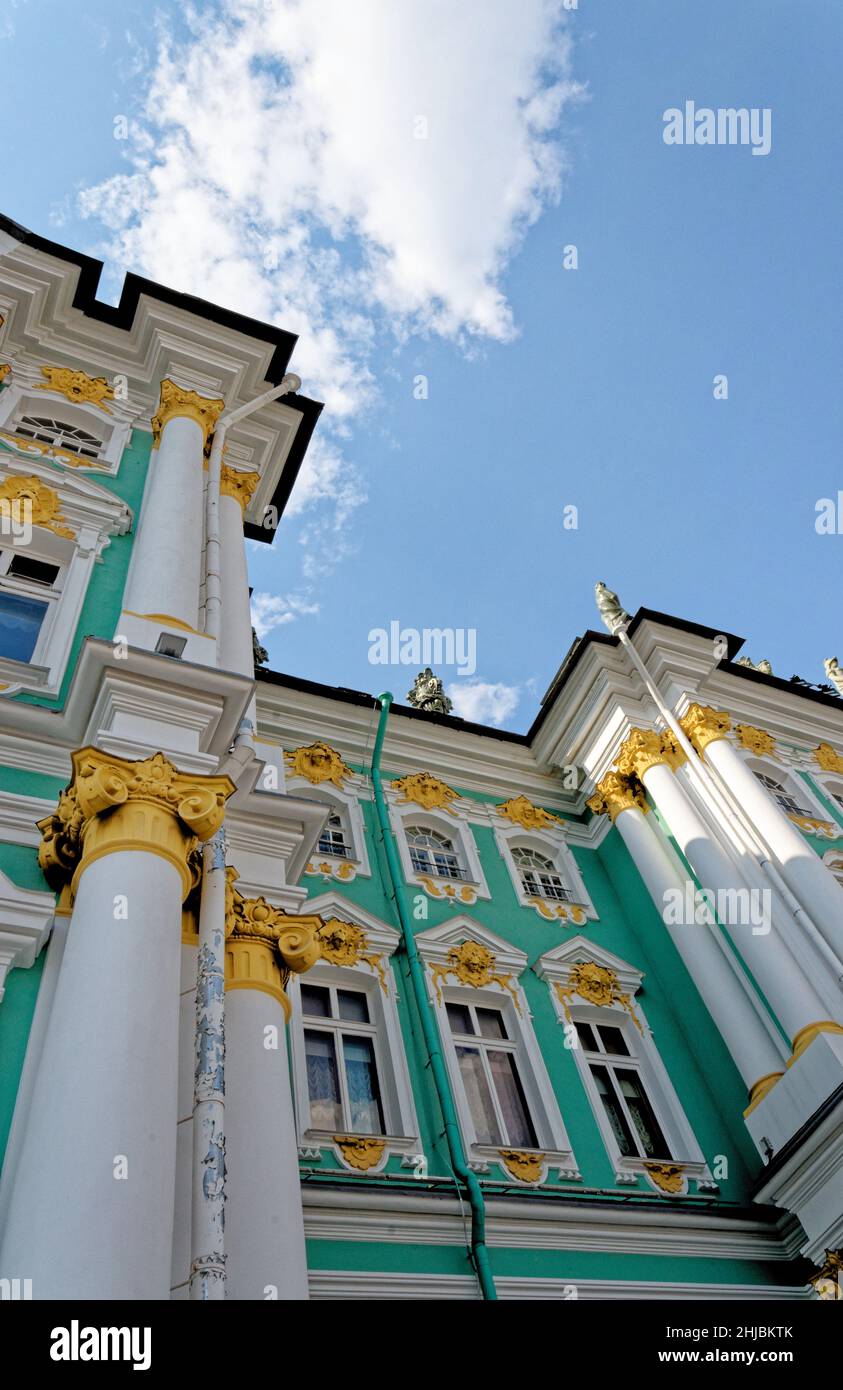 Waving Russian Flag On The Top Of The Hermitage Museum In St. Petersburg,  Russia Stock Photo, Picture and Royalty Free Image. Image 150523844.