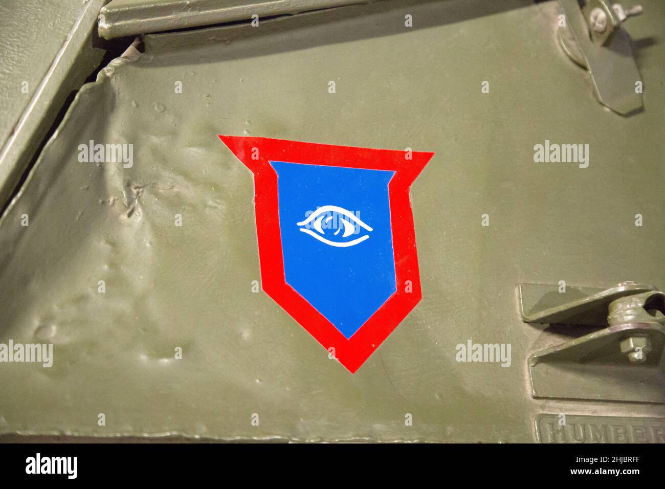 Guards Armoured Division, British army WWII Armoured Division Badge, Bovington Tank Museum