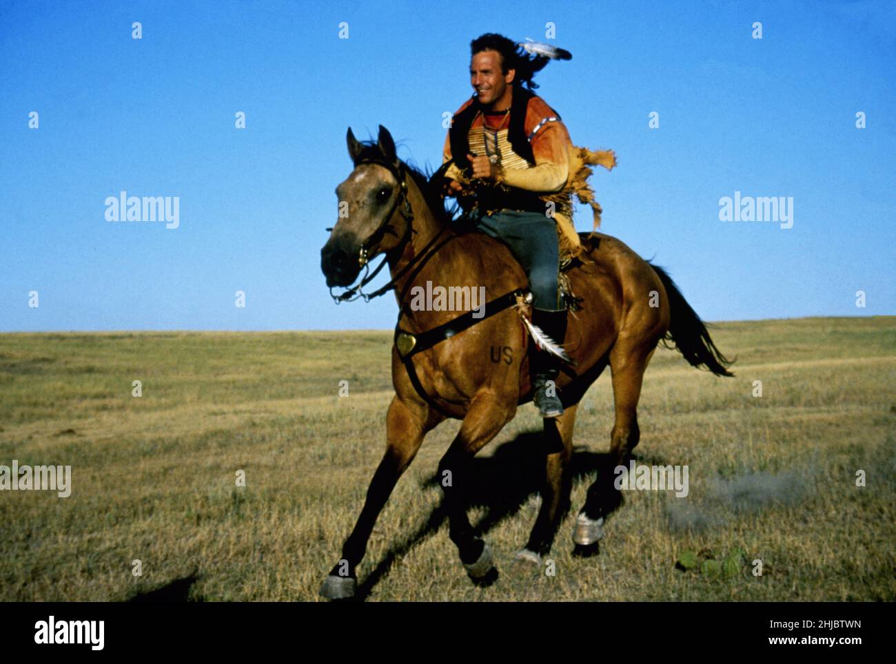 Dances with Wolves  Year: 1990 USA Director: Kevin Costner Kevin Costner Stock Photo