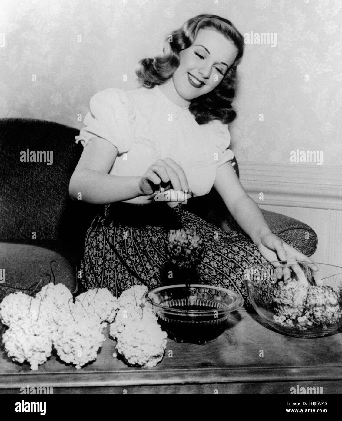 Deanna Durbin ca. 1940 Stock Photo