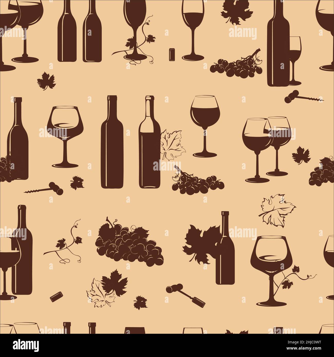 Stylized wine leaf Stock Vector Images - Alamy