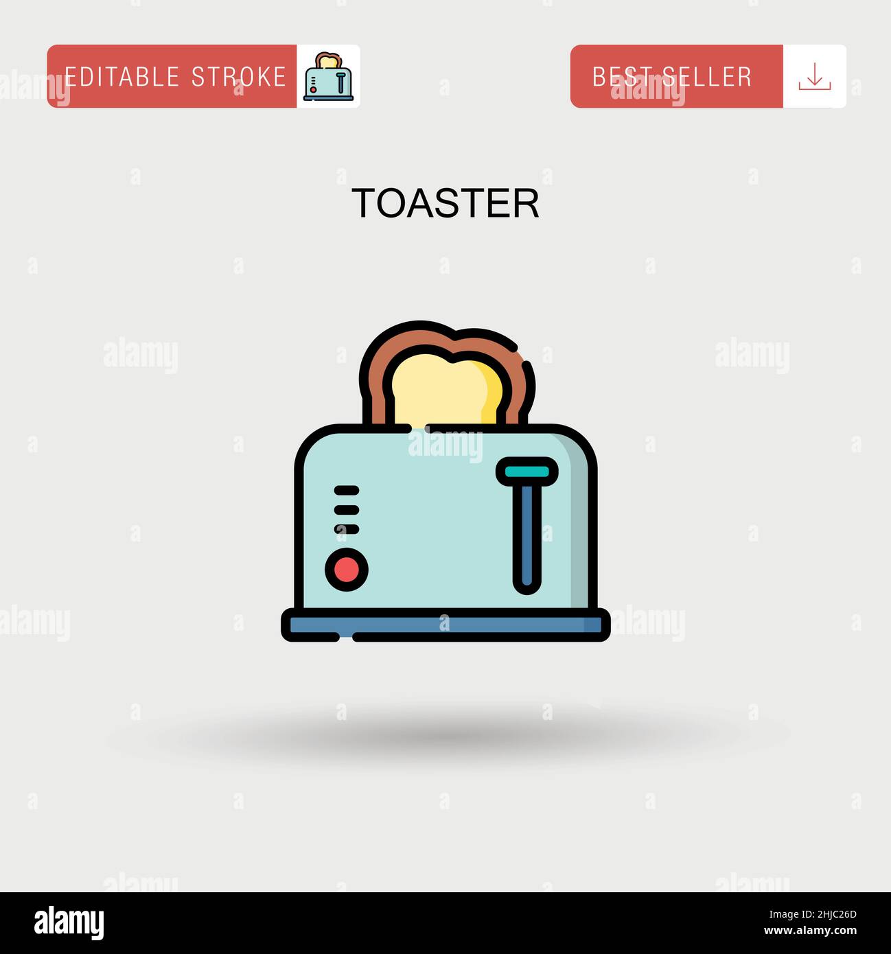 Hot sandwich toaster Stock Vector Images - Alamy
