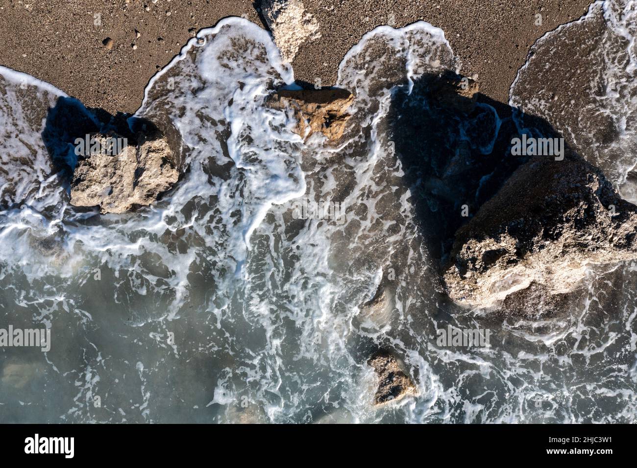 Drone sea beach hi-res stock photography and images - Alamy