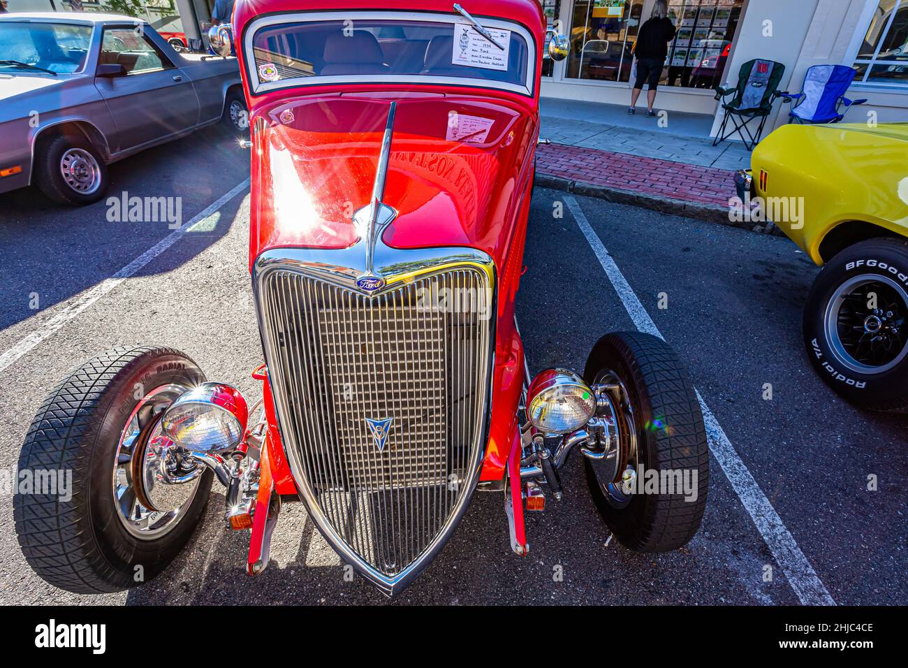 Fernandina Beach, FL October 18, 2014 Wide angle high perspective