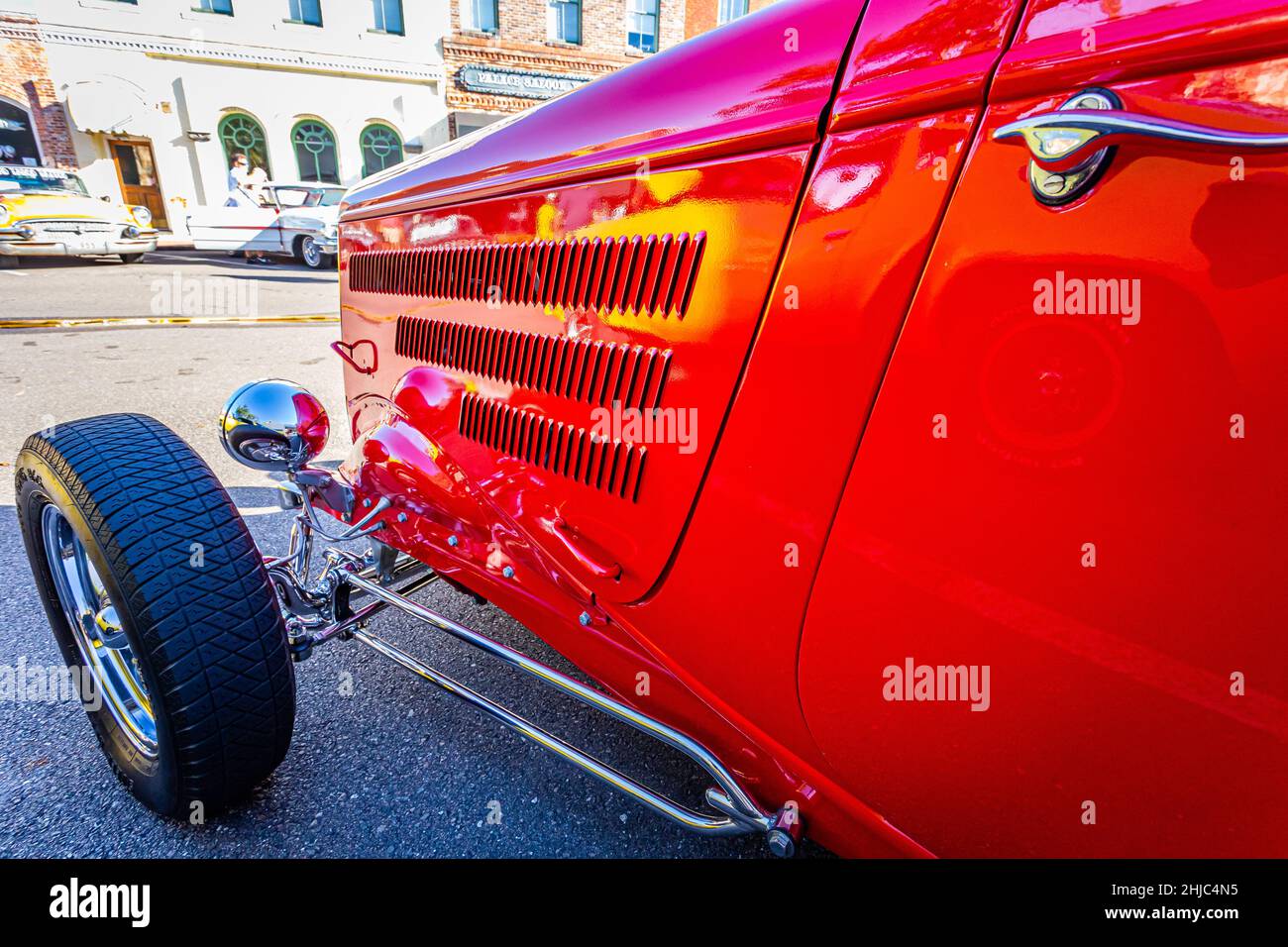 Fernandina Beach, FL October 18, 2014 Wide angle low perspective