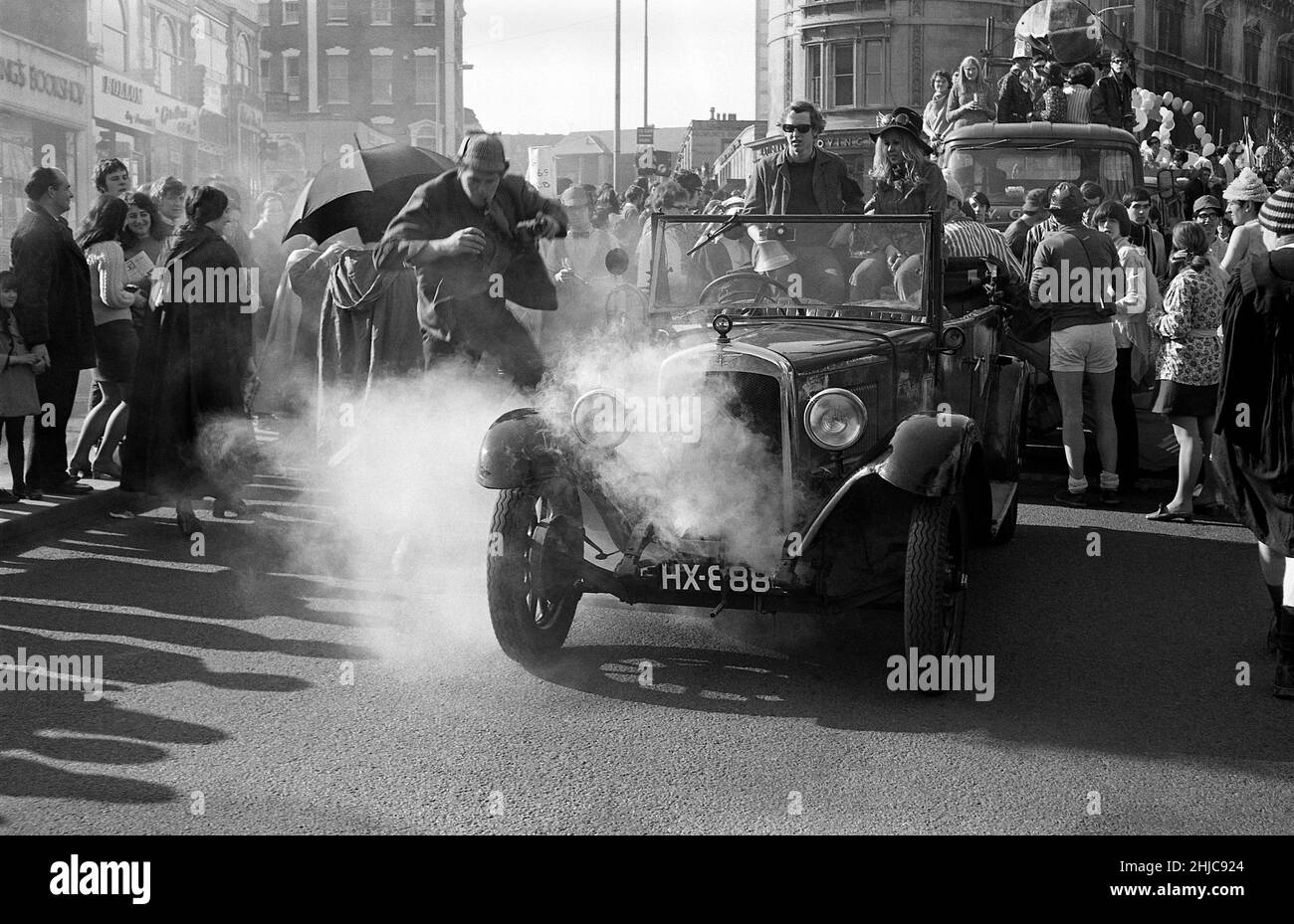 University Rag Queen Bristol University’s 1969 Rag Procession shudders to a halt after the ...