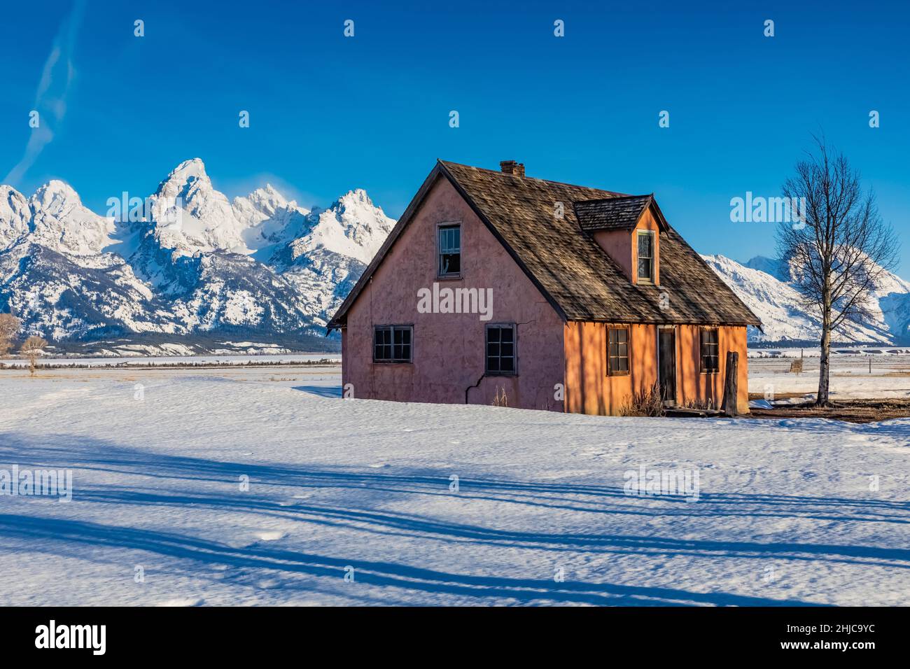 Pink House at John Moulton Homestead, part of the historic settlement