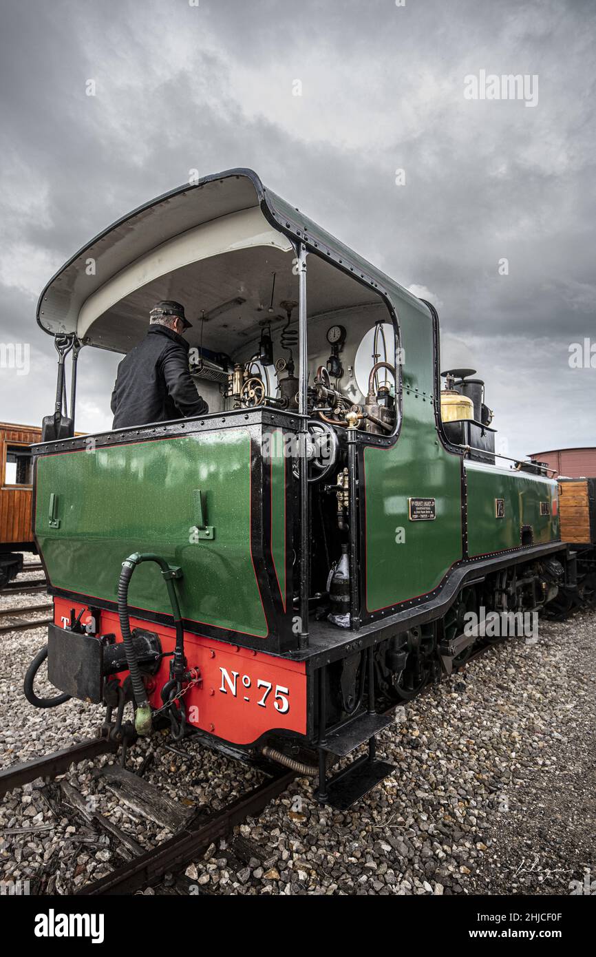 Train touristique de la Baie de Somme , Chemins de fer économiques Stock Photo