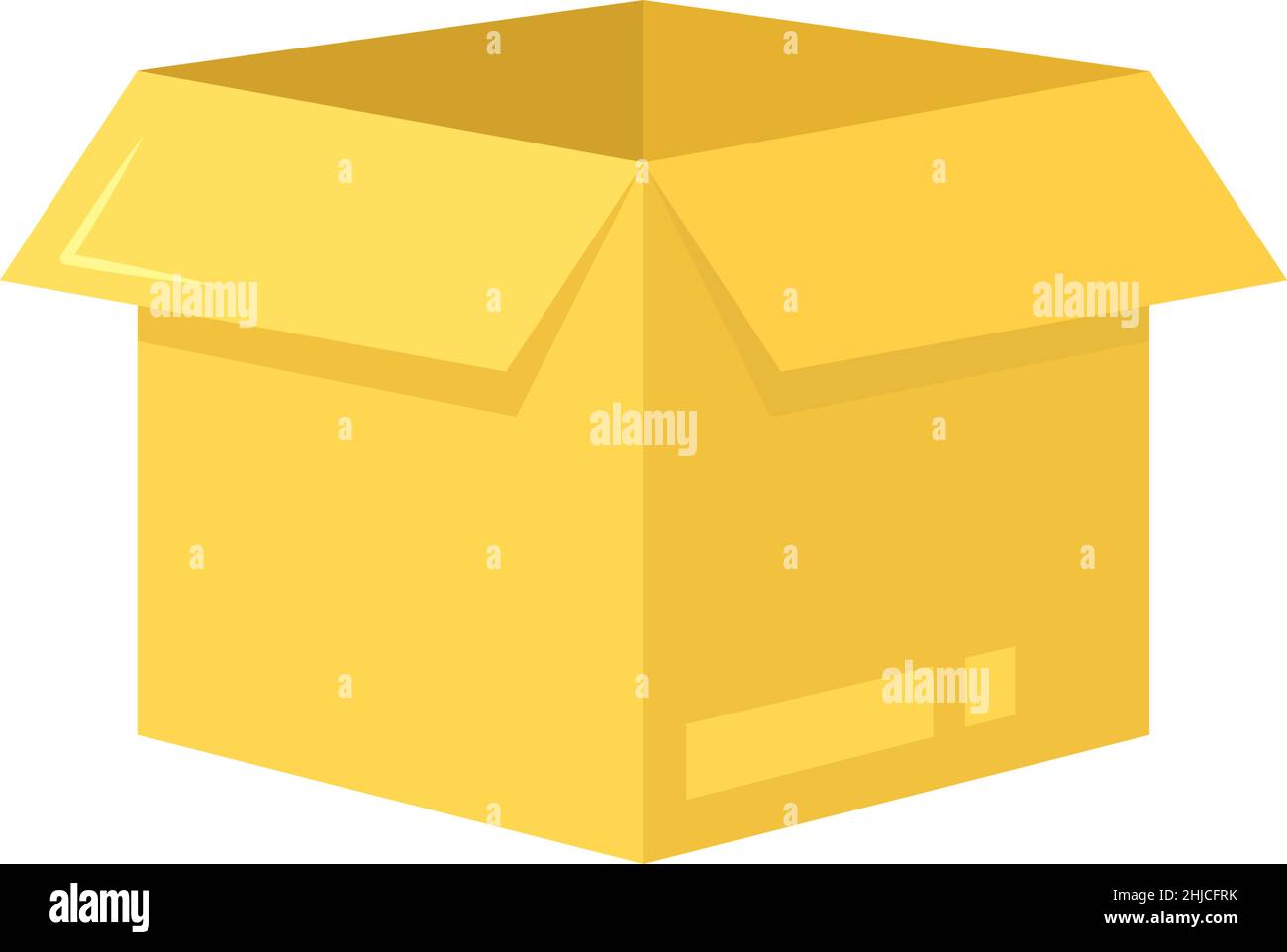 open box icon on white background Stock Vector Image & Art - Alamy