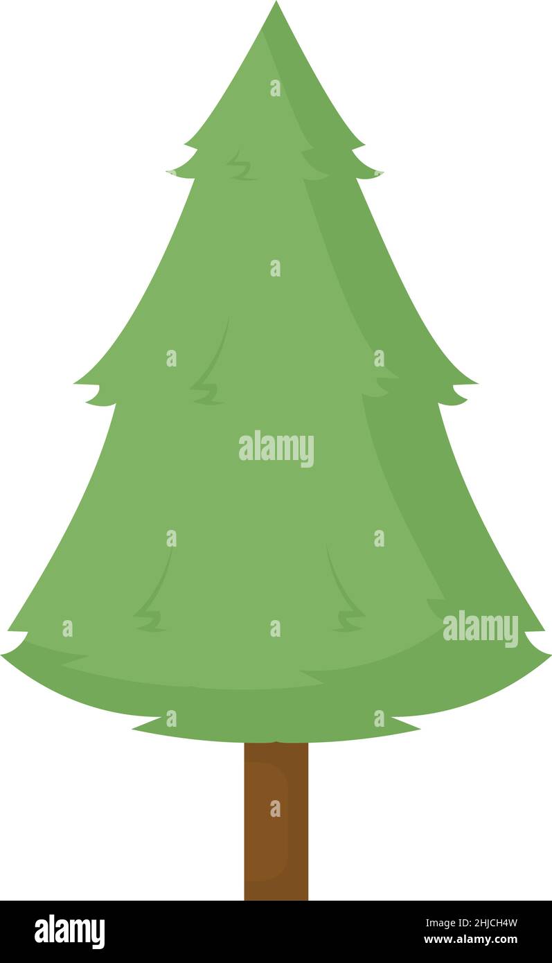 pine tree icon on white background Stock Vector Image & Art - Alamy