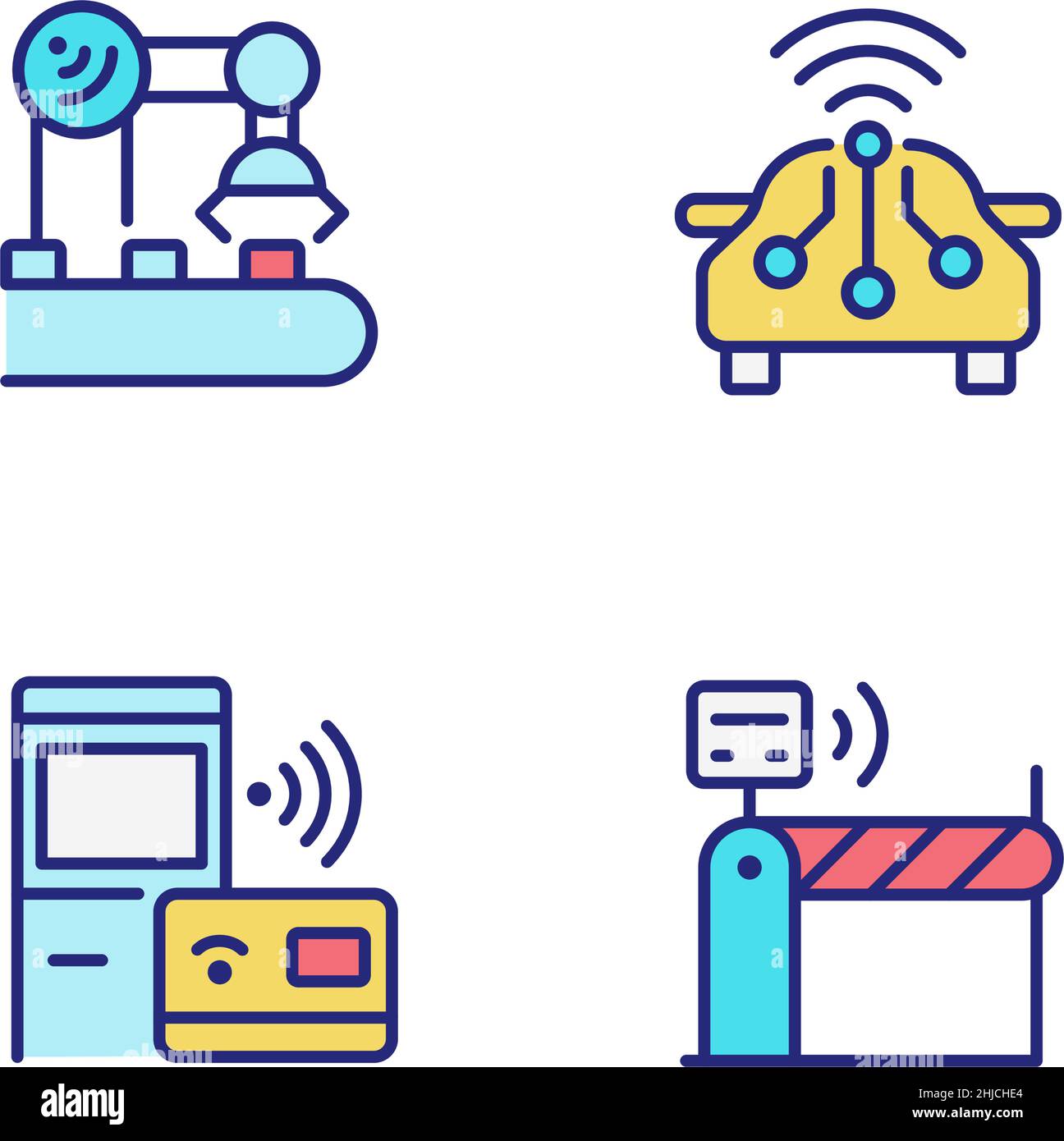 Toll ticketing Stock Vector Images - Alamy