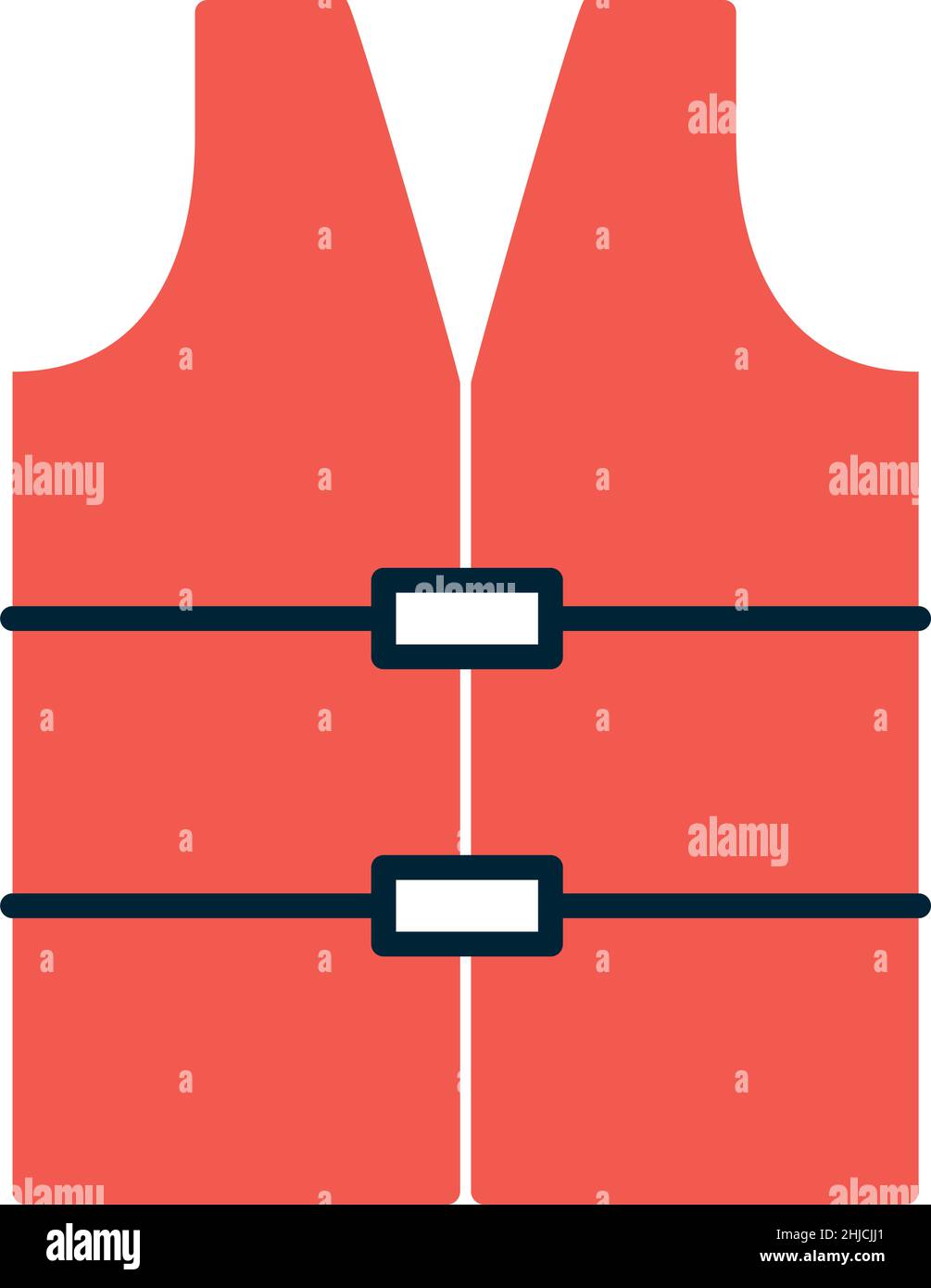 life vest icon on white background Stock Vector Image & Art - Alamy