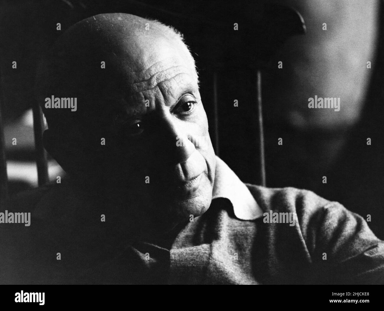 Pablo Picasso (October 25, 1881 - April 8, 1973), Spanish artist, in 1962. Stock Photo