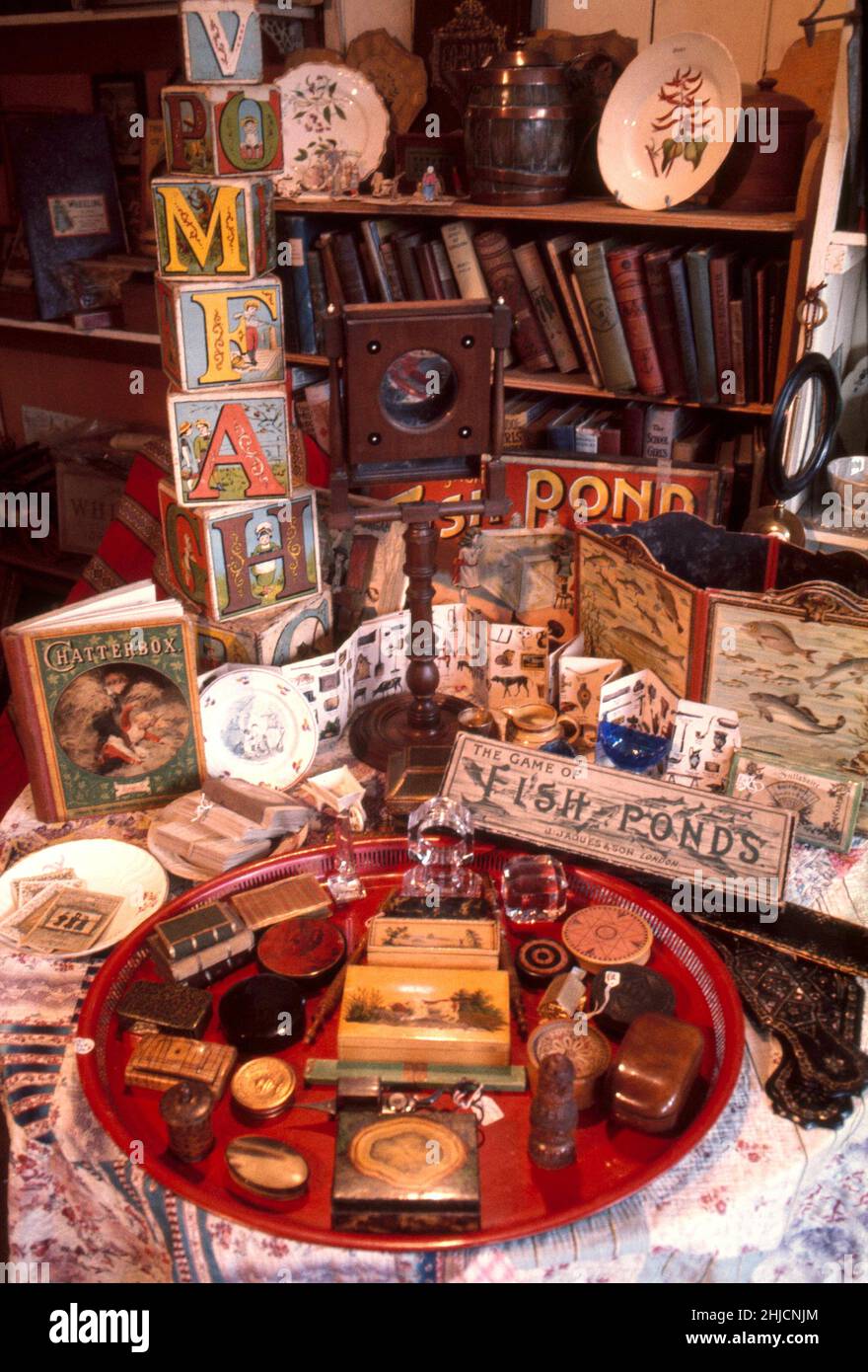 Antique store, London, England, United Kingdom. Stock Photo