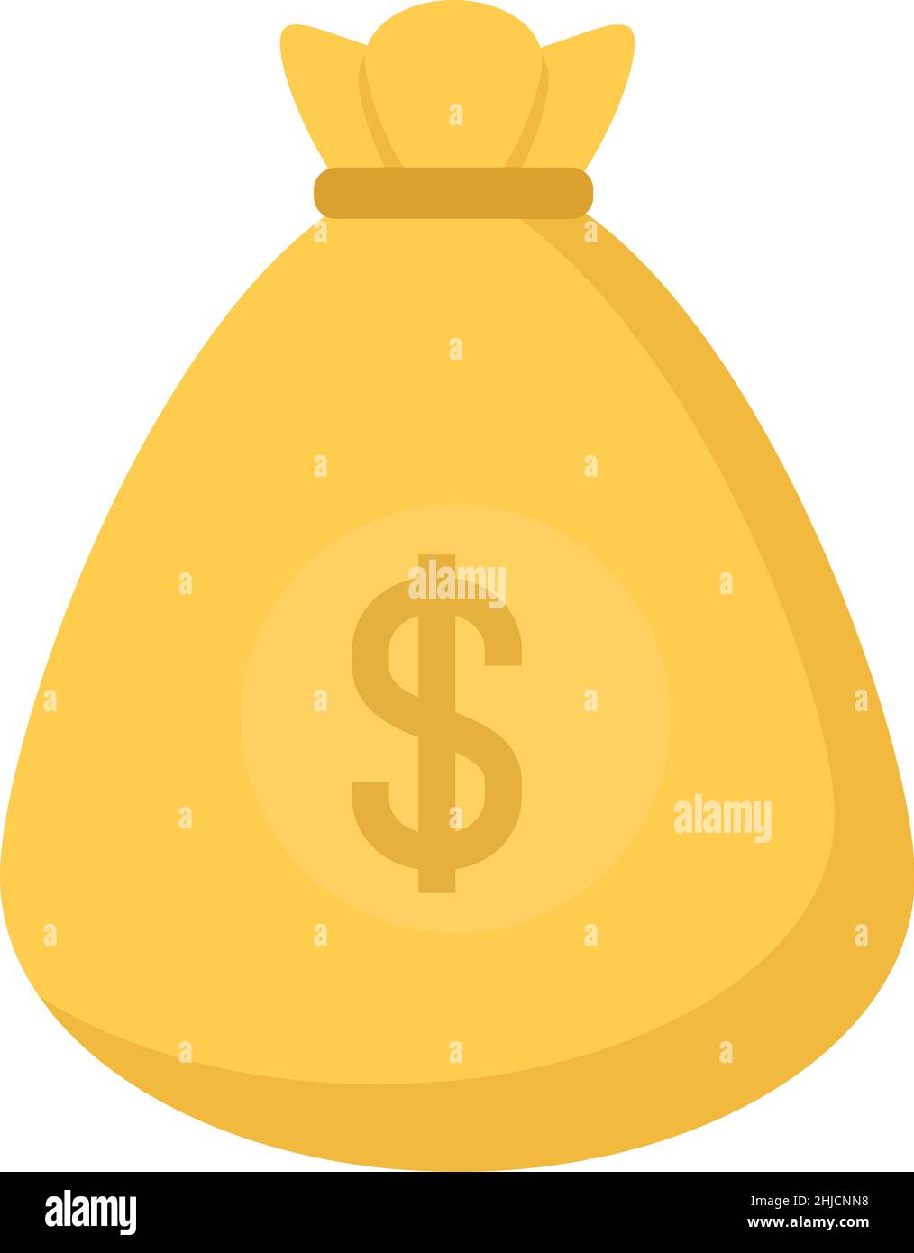 money bag icon on white background Stock Vector Image & Art - Alamy