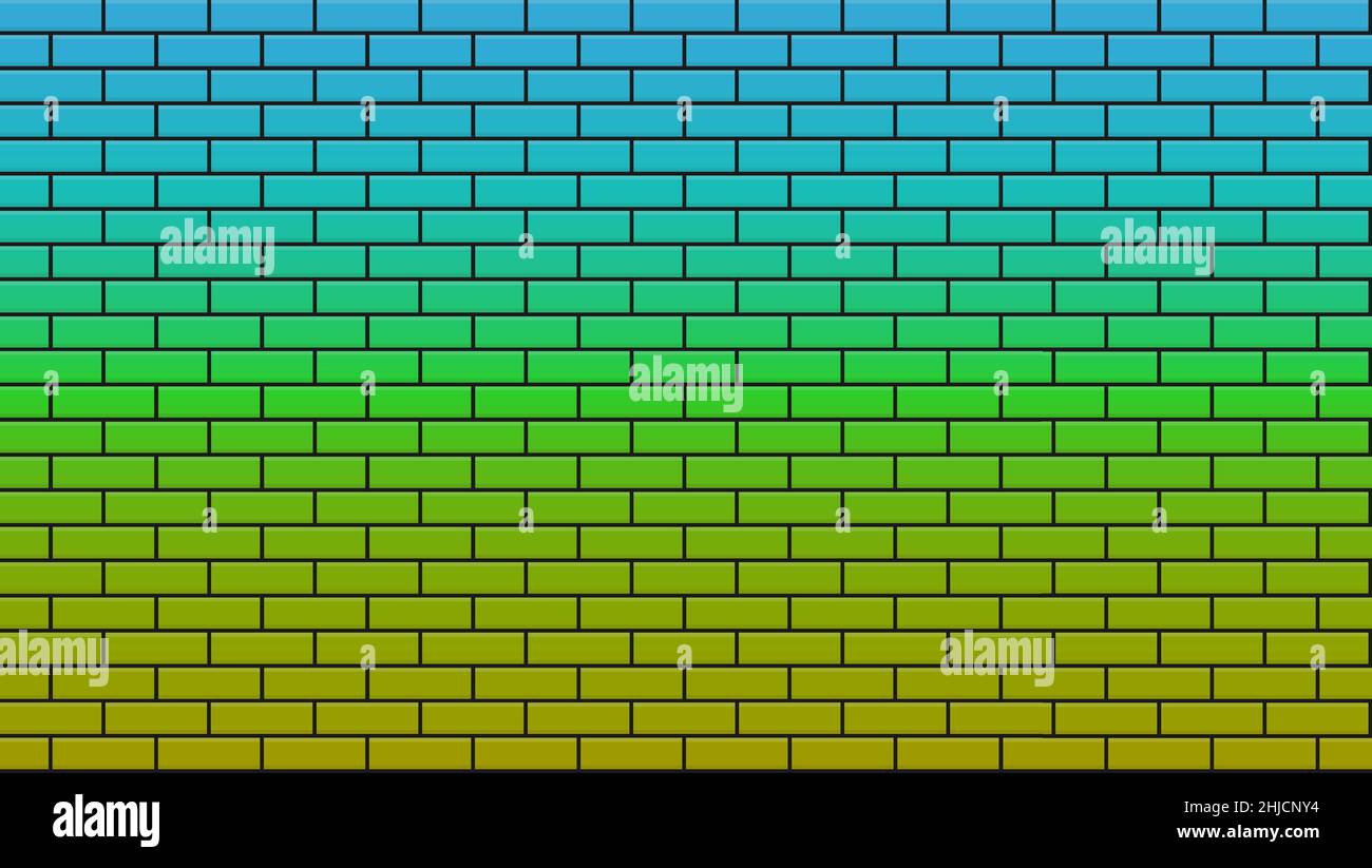 Brick wall seamless background. Vector textured pattern illustration ...