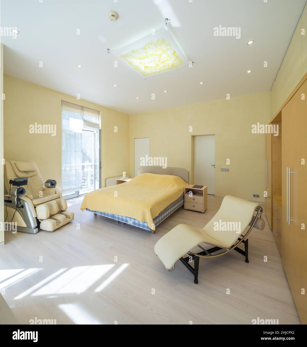 Modern bed with massage chair deals