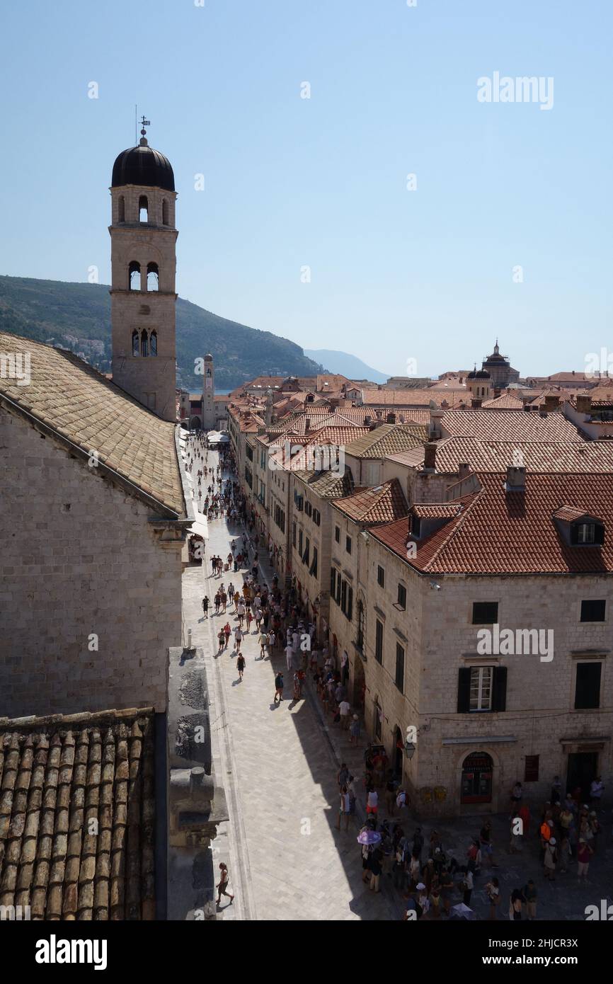 Main street, Dubrovnik Stock Photo
