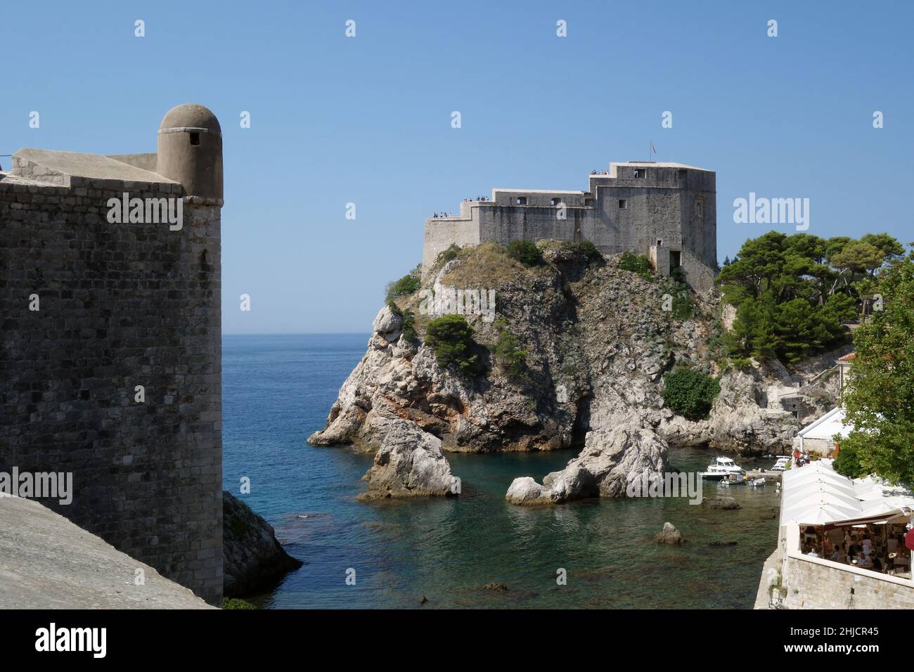 Forth Lovrijenac or the St Lawrence Fort, Dubrovnik. Stock Photo