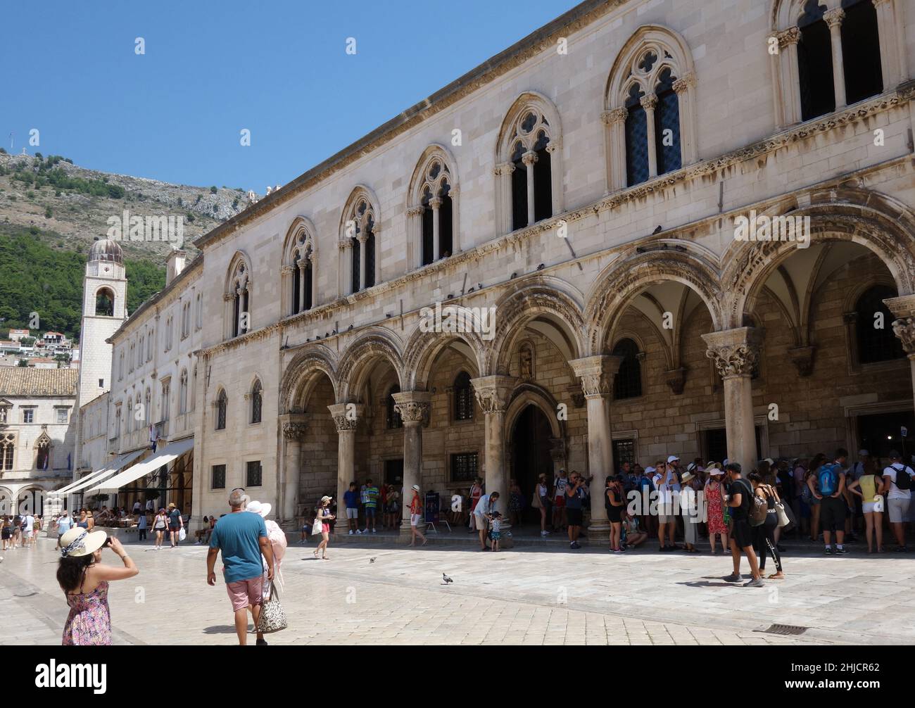 The Rector's Palace, Dubrovnik. Well known for featuring in Game of Thrones. Stock Photo