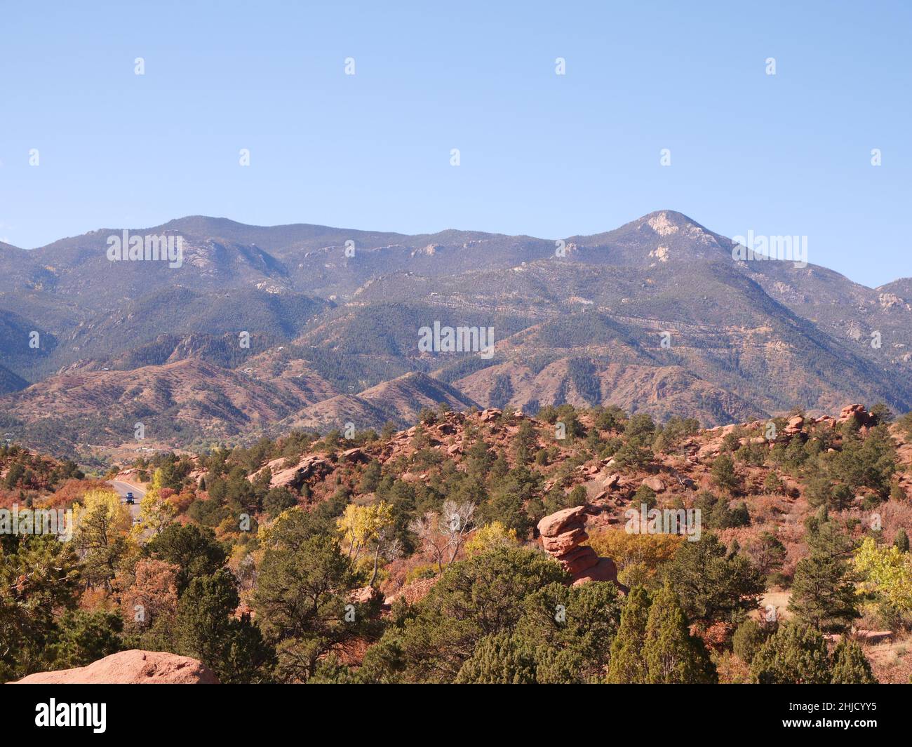 Garden of the Gods, Colorado - Rockies Stock Photo