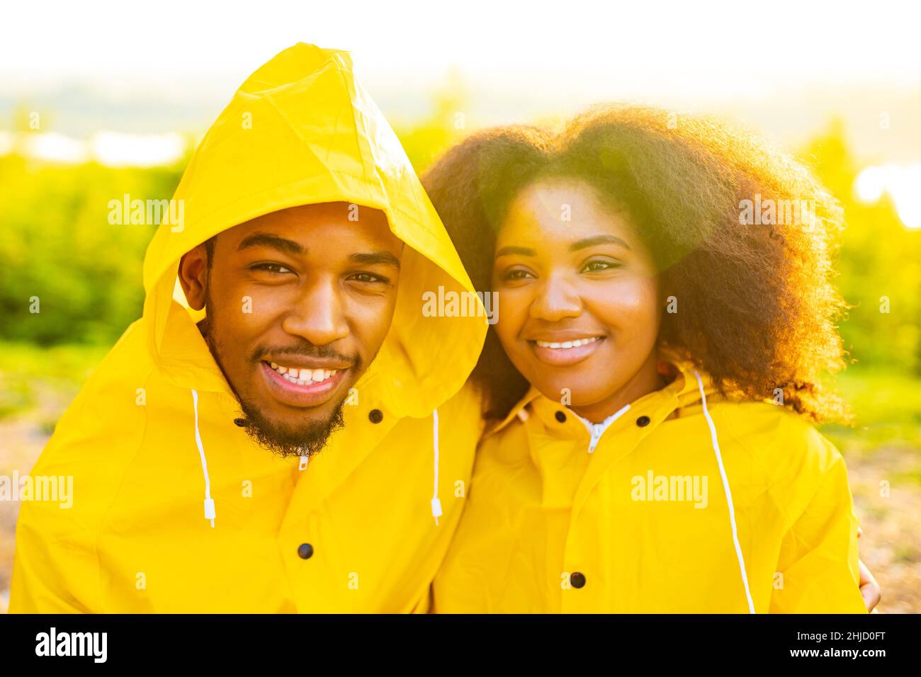 Black and yellow rain jacket best sale