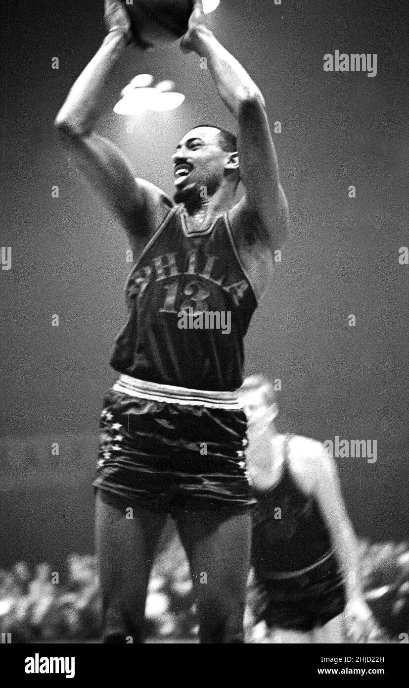 Wilt Chamberlain circa 1961 Credit: Ron Wolfson / Rock Negatives / MediaPunch Stock Photo