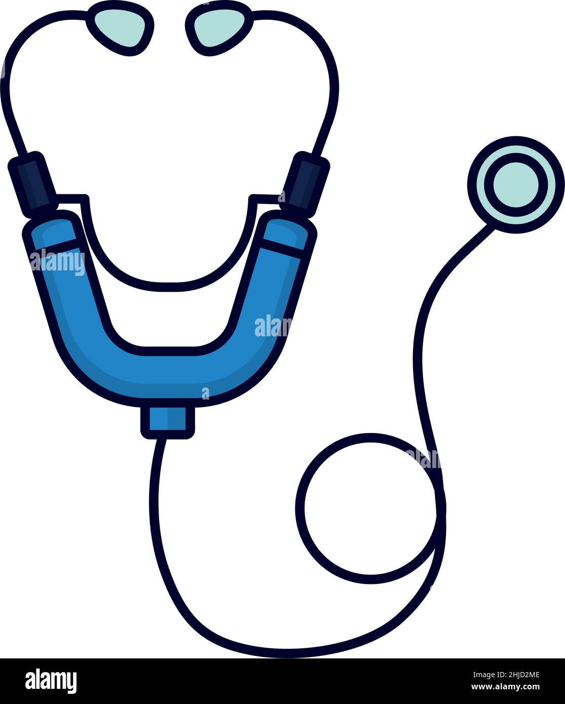 medical stethoscope icon on white background Stock Vector Image & Art ...
