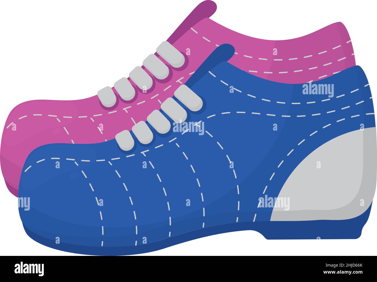 colorful bowling shoes on white background Stock Vector Image & Art - Alamy