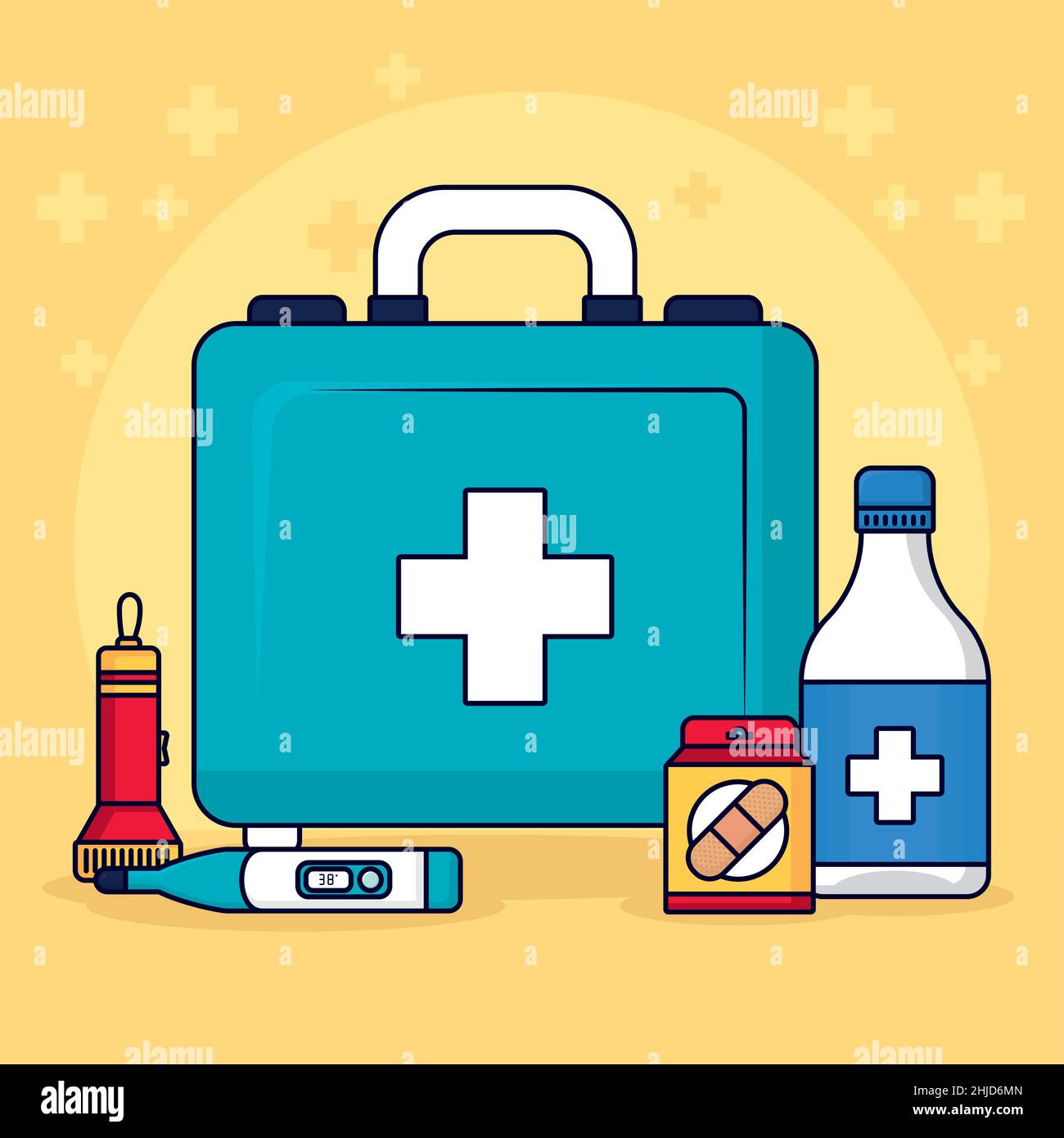 first aid kit illustration design Stock Vector Image & Art Alamy