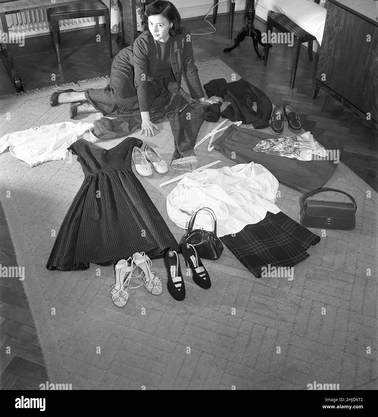 Womens clothes floor hi-res stock photography and images - Alamy
