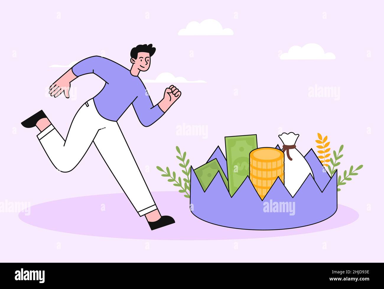 Money trap business concept Stock Vector Image & Art - Alamy