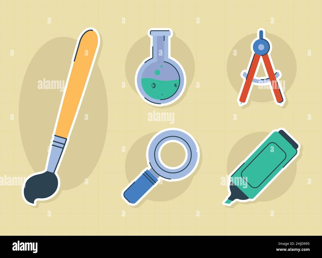 high school icon set design Stock Vector Image & Art - Alamy