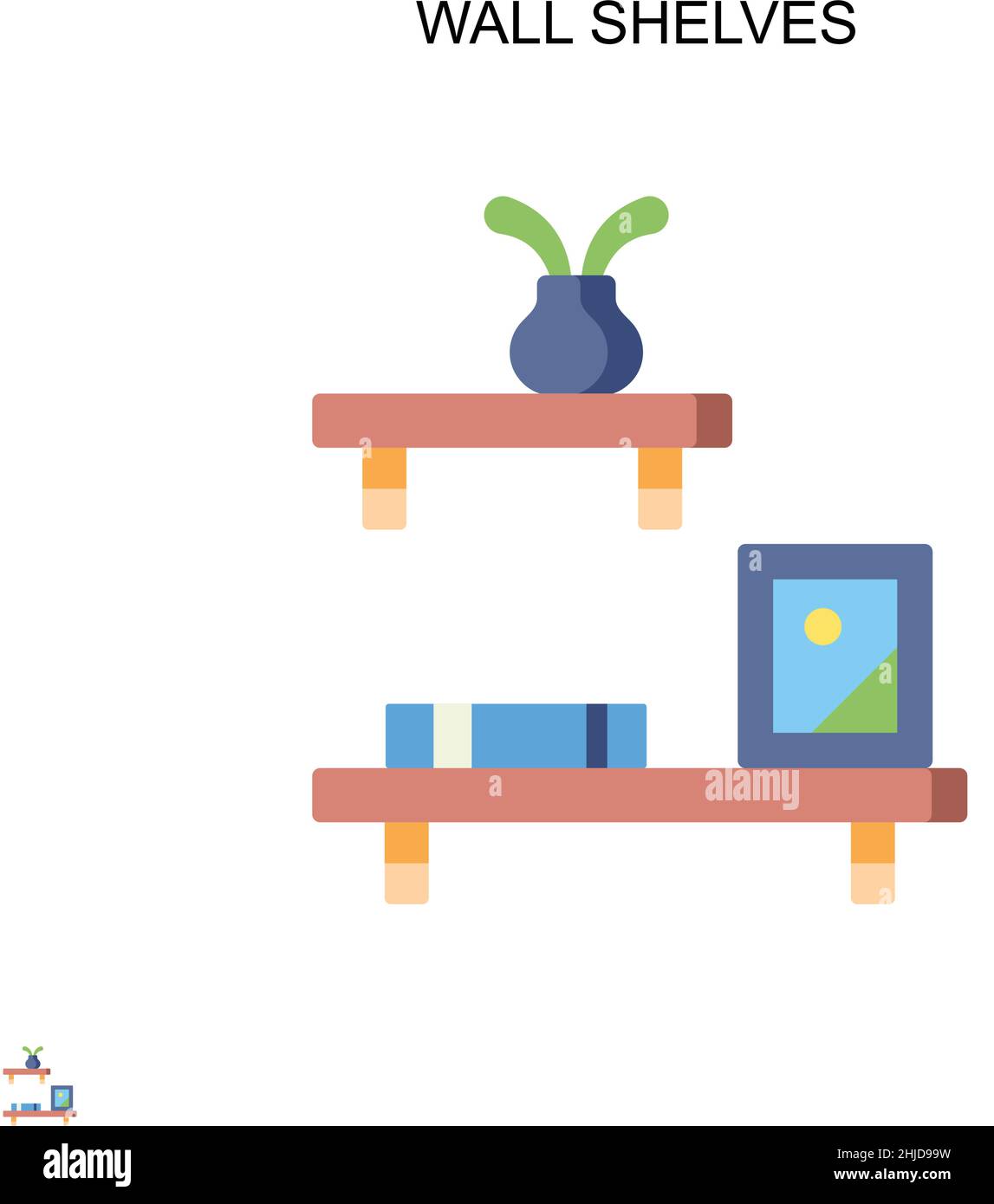 Home wall design Stock Vector Images - Alamy