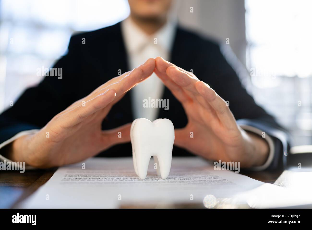 Dental Tooth Insurance And Replace Enamel Service Stock Photo Alamy