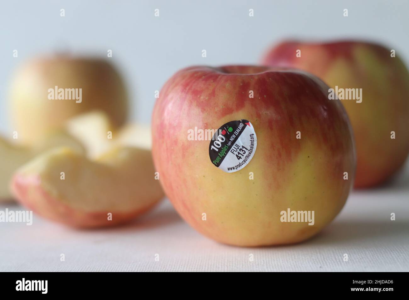 Mumbai, India, January 20 2022 Pure apples from New Zealand. Apple