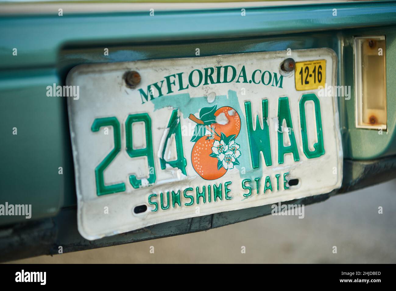 Florida license plate hires stock photography and images Alamy