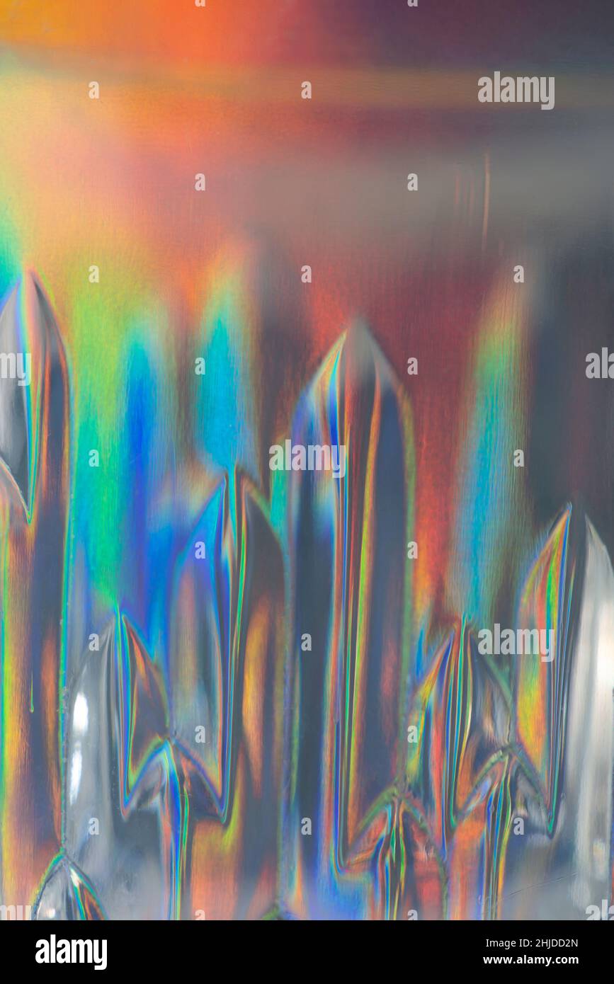 Abstract blurred background with light leaks and reflections. Stock Photo