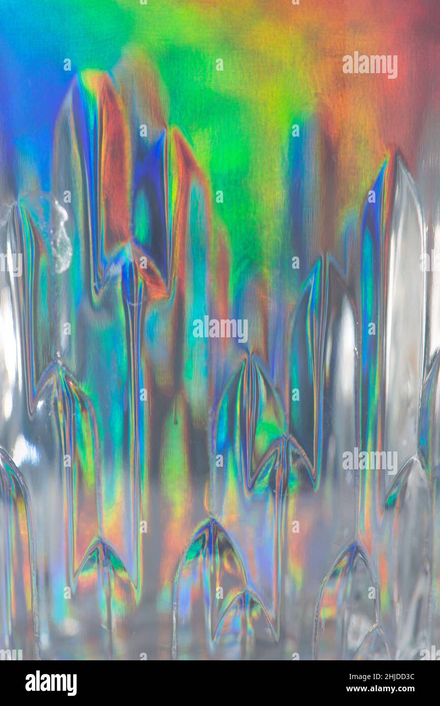 Abstract blurred background with light leaks and reflections. Stock Photo