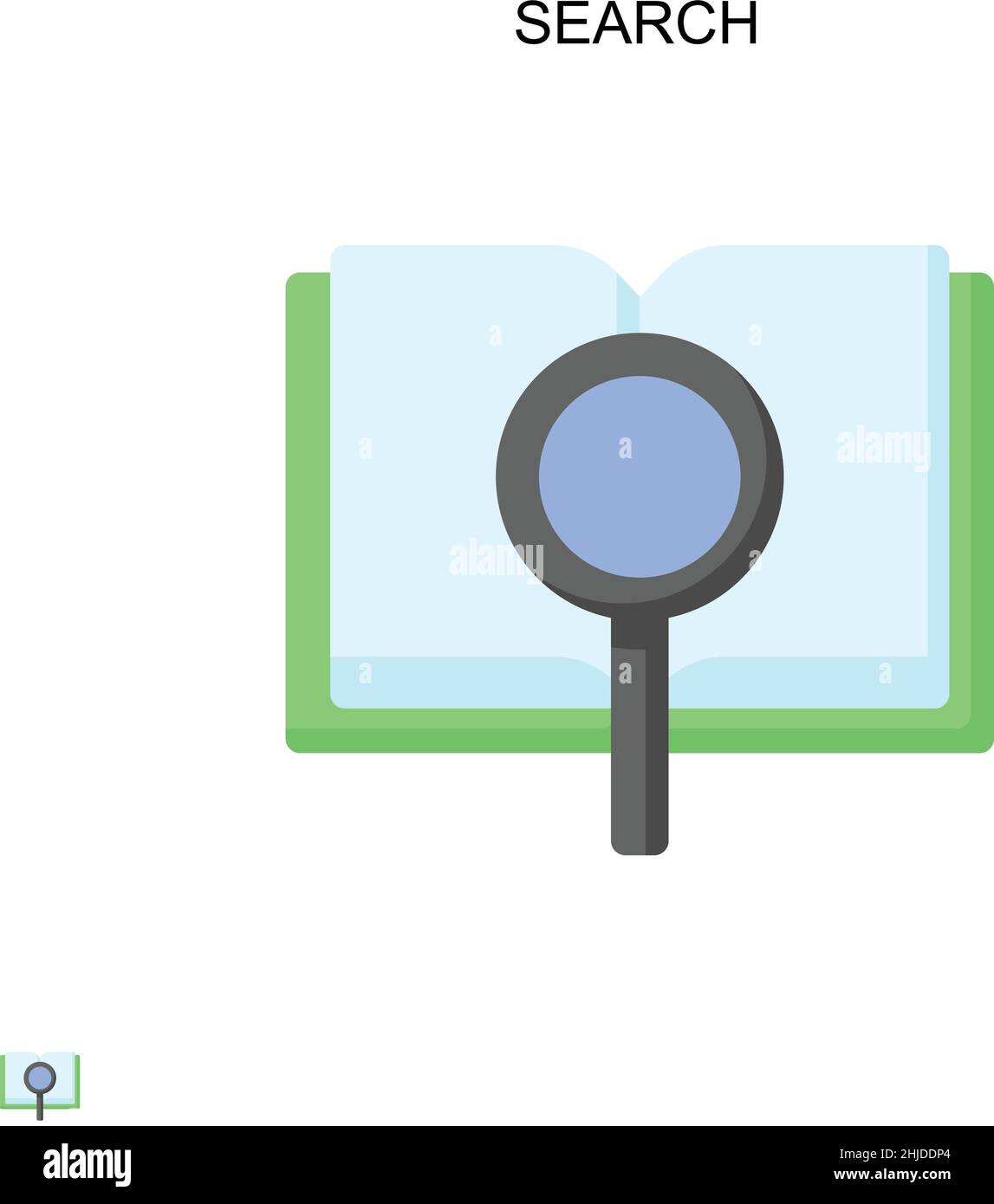 Search Simple vector icon. Illustration symbol design template for web ...