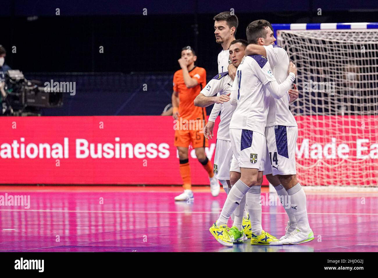 AMSTERDAM, NETHERLANDS - JANUARY 28: Slobodan Rajcevic of Serbia ...