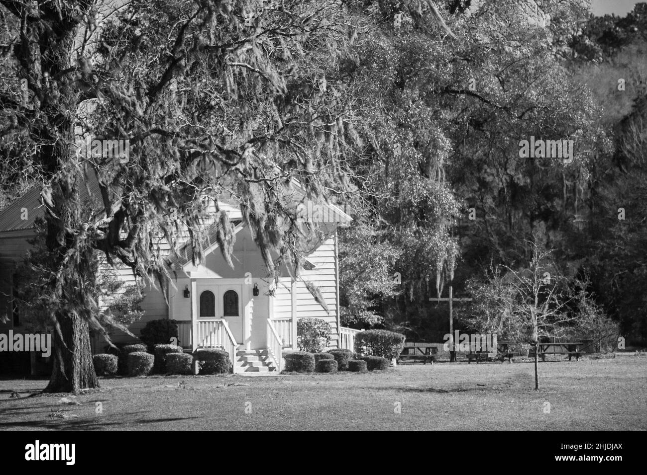 Country church Black and White Stock Photos & Images - Alamy