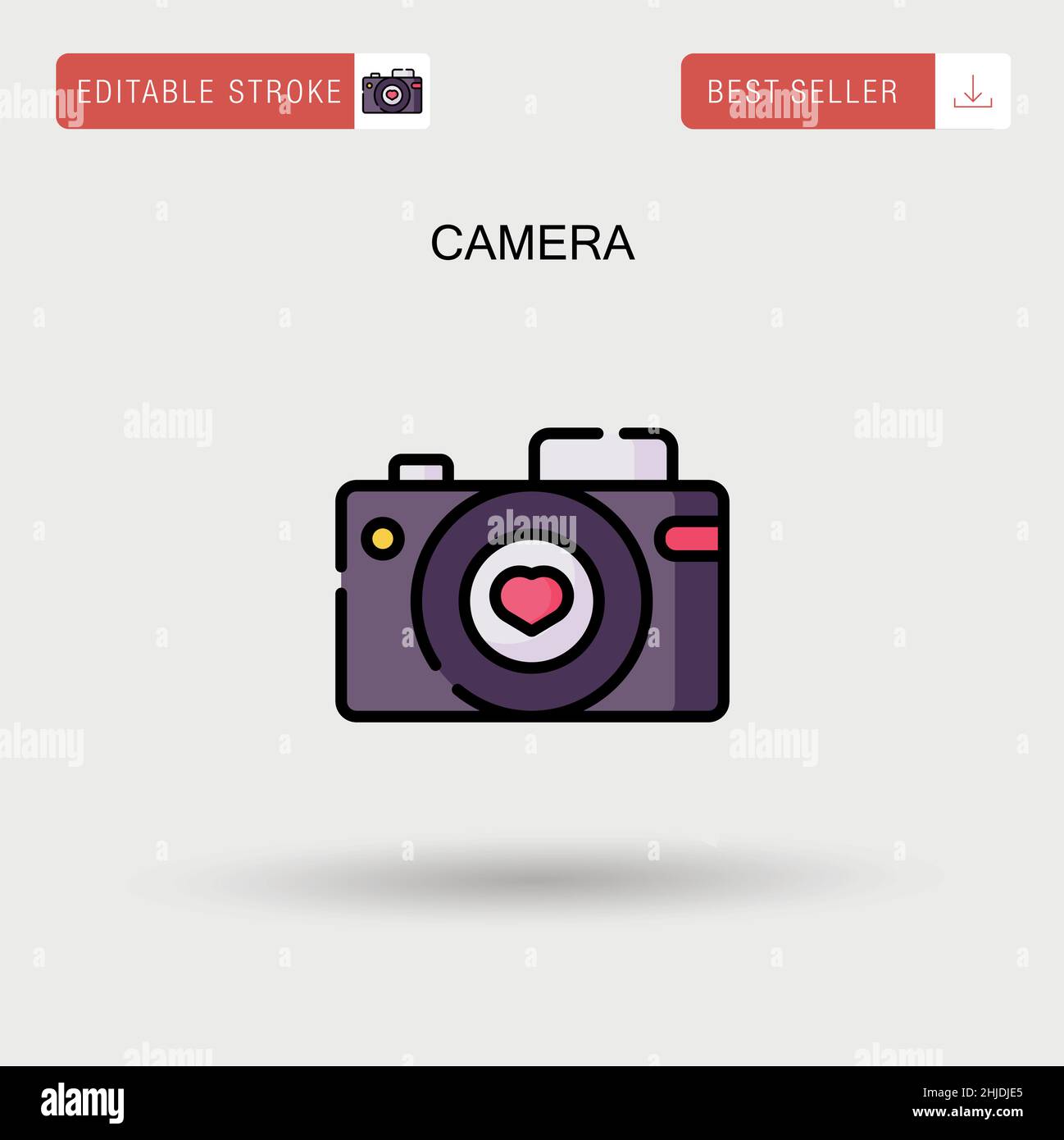 Camera Simple vector icon Stock Vector Image & Art - Alamy
