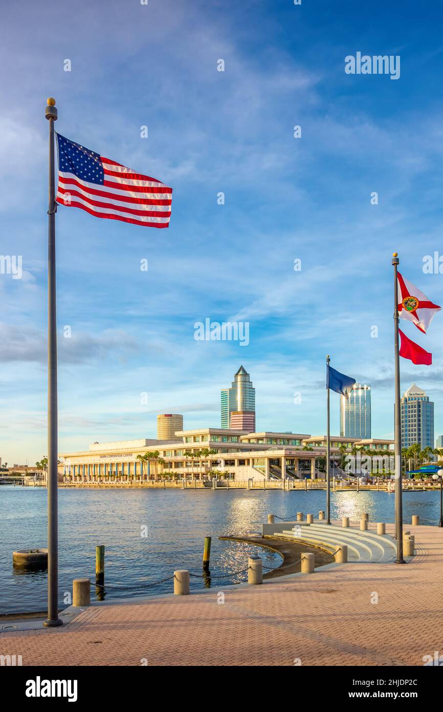 Downtown waterfront in Tampa, Florida, USA Stock Photo Alamy