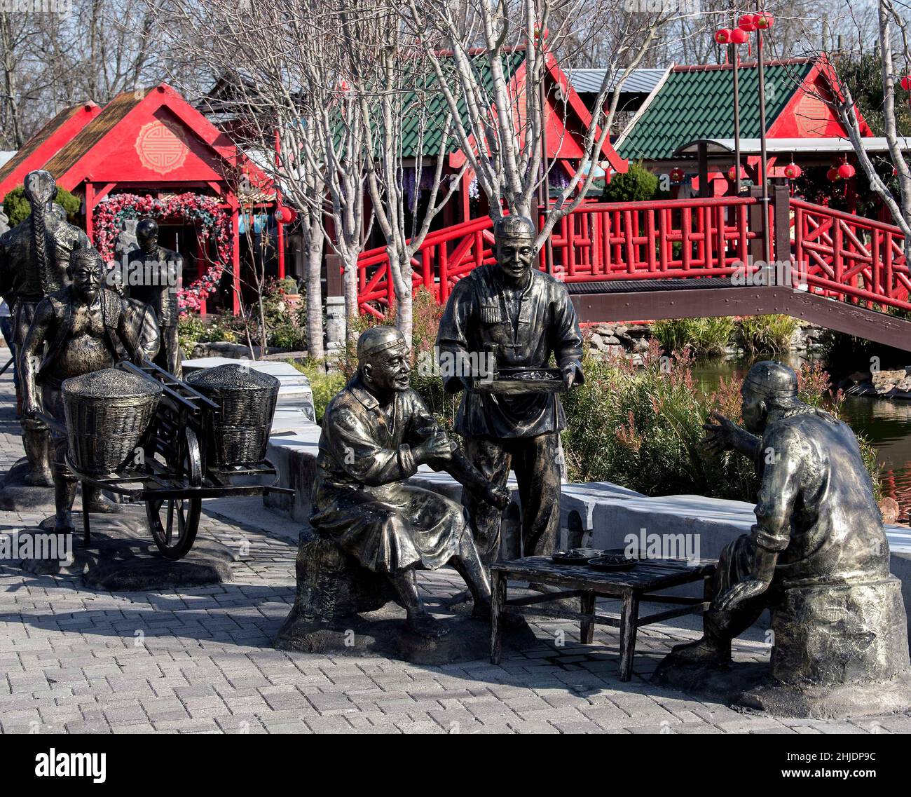 Houston, Texas, USA. 28th Jan, 2022. Lucky Land, a twoacre theme park