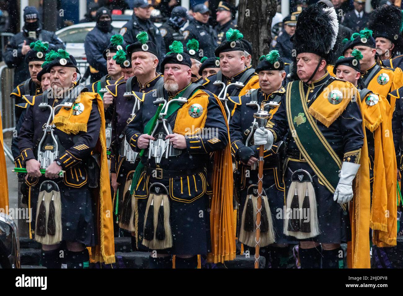 The Pipes & Drums Of The Emerald Society of the New York City Police