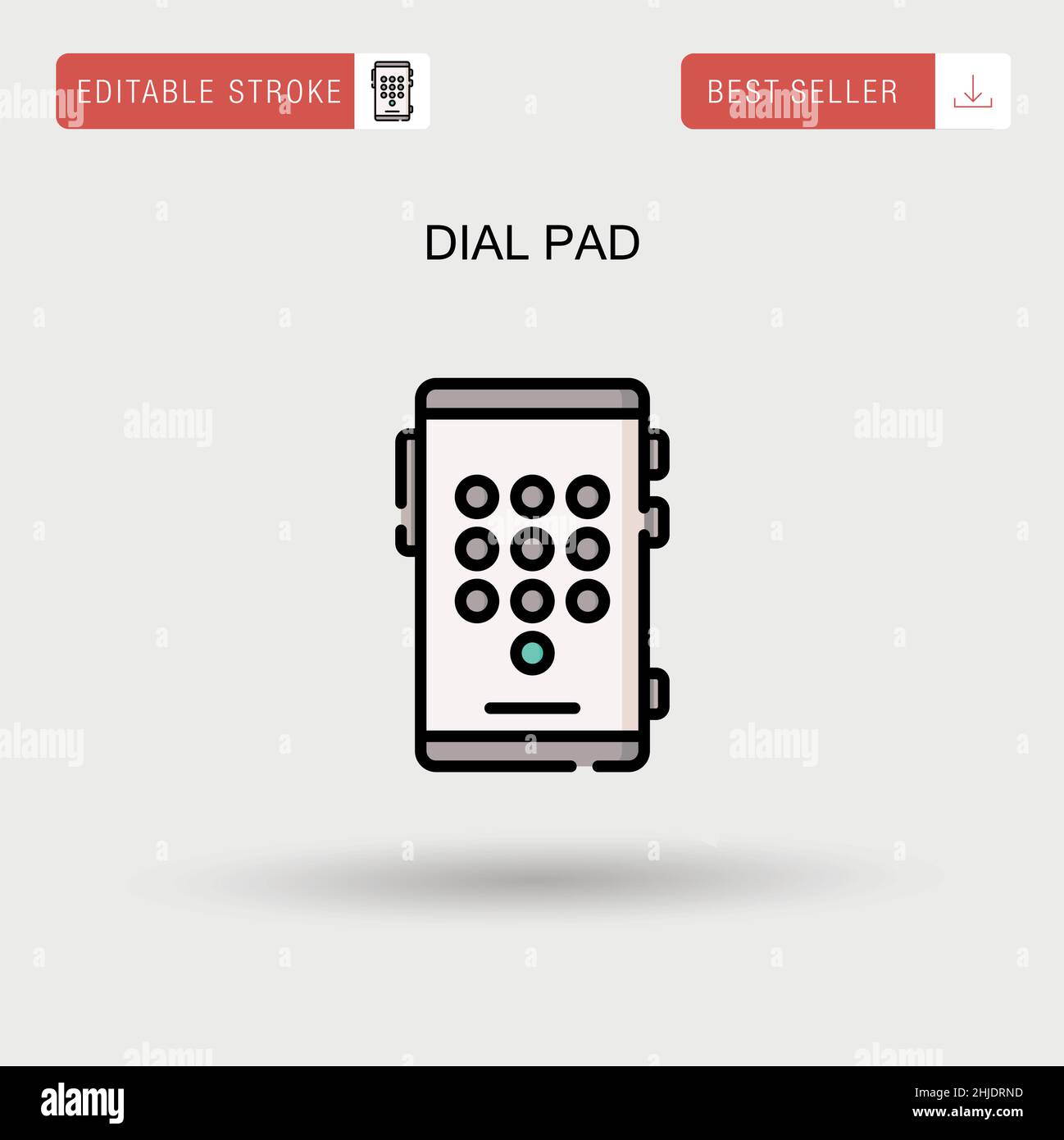 Dial pad Simple vector icon Stock Vector Image & Art - Alamy