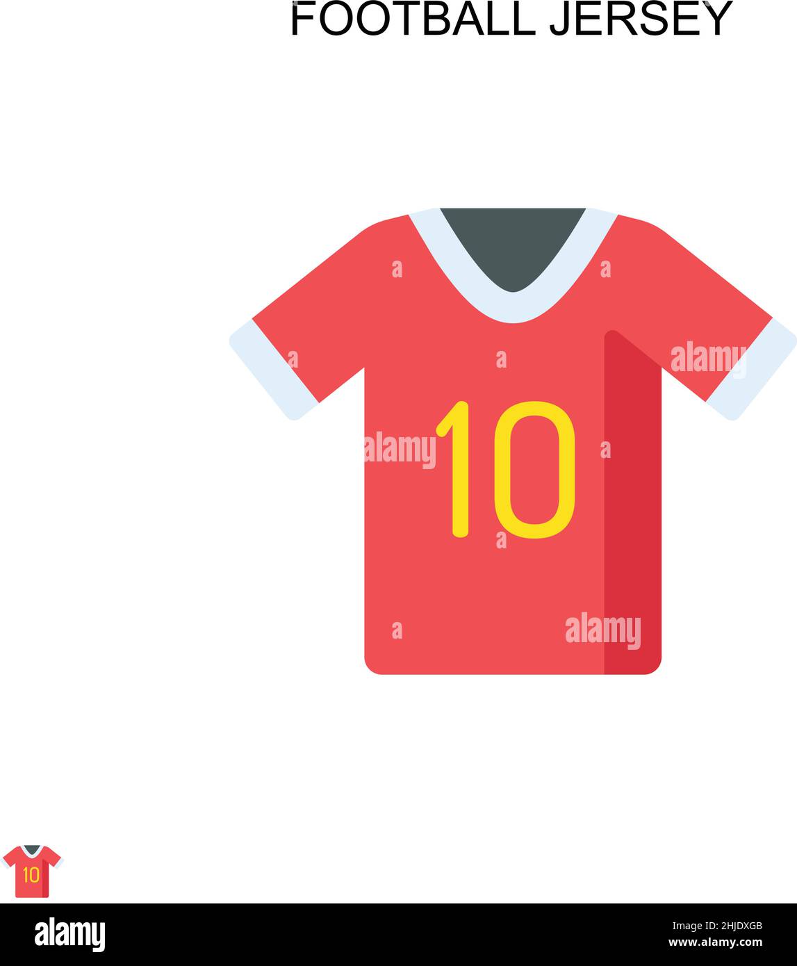 Soccer jersey or football kit template design for South Korea national  football team. Front and back view soccer uniform. Football t shirt mock up  with flat logo design. Vector Illustration Stock Vector