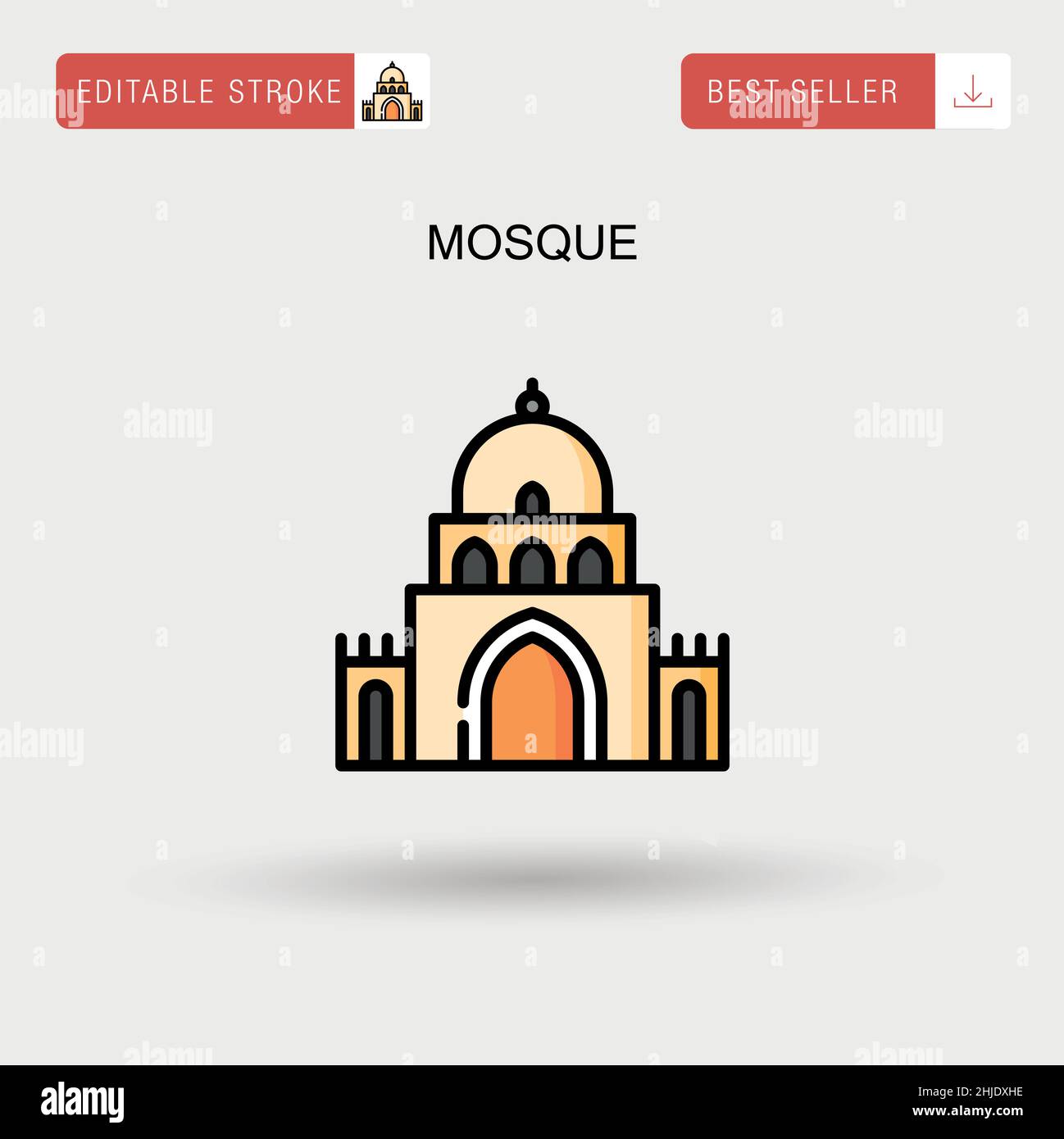 Mosque attraction Stock Vector Images - Alamy