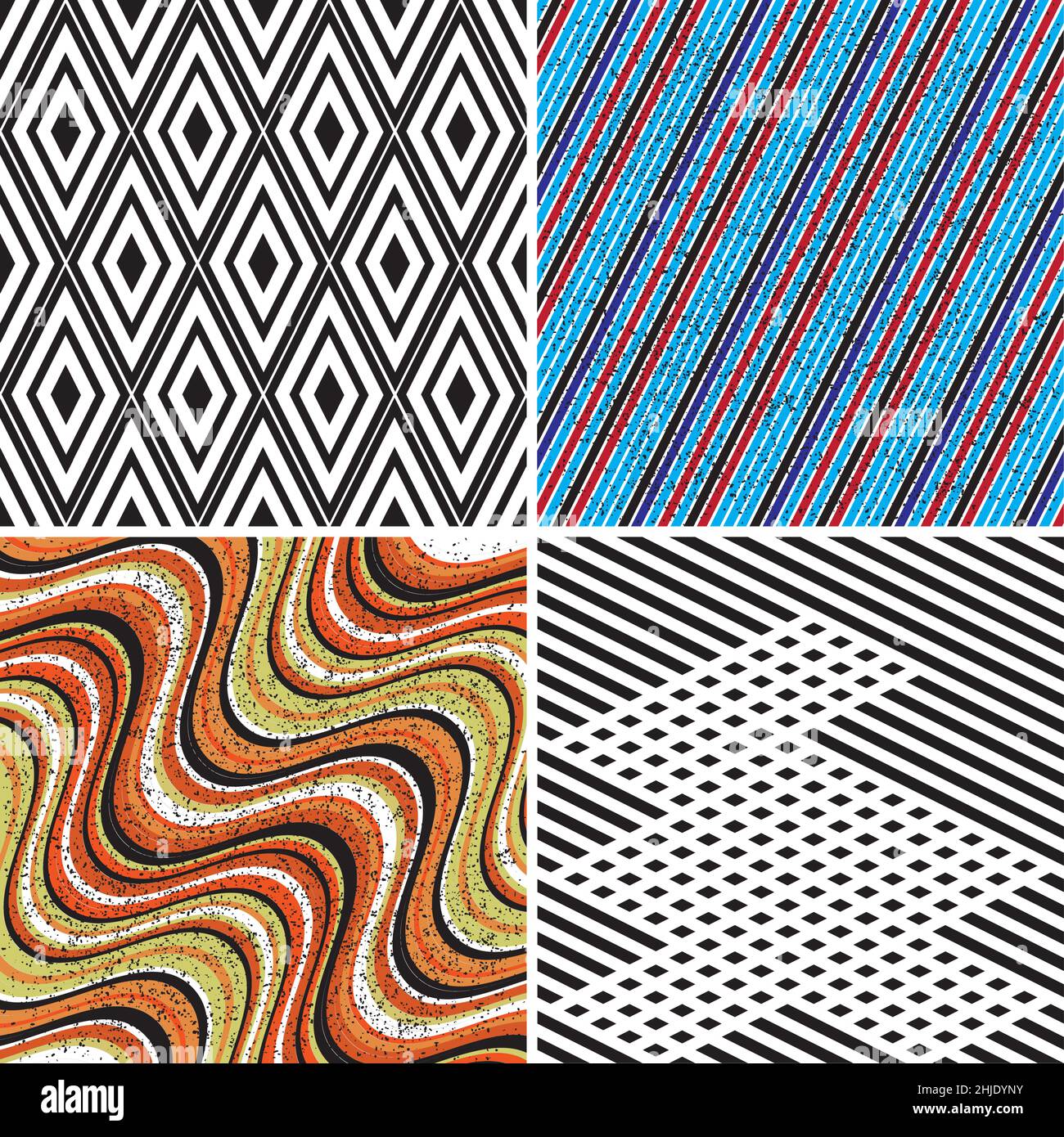 6 different vector patterns in the same package(eps). One pattern is ...